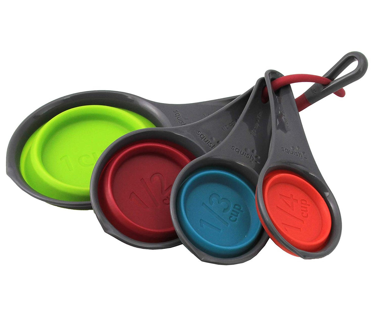 Squish 41152 Collapsible Measuring Cup Sets, Multicolor