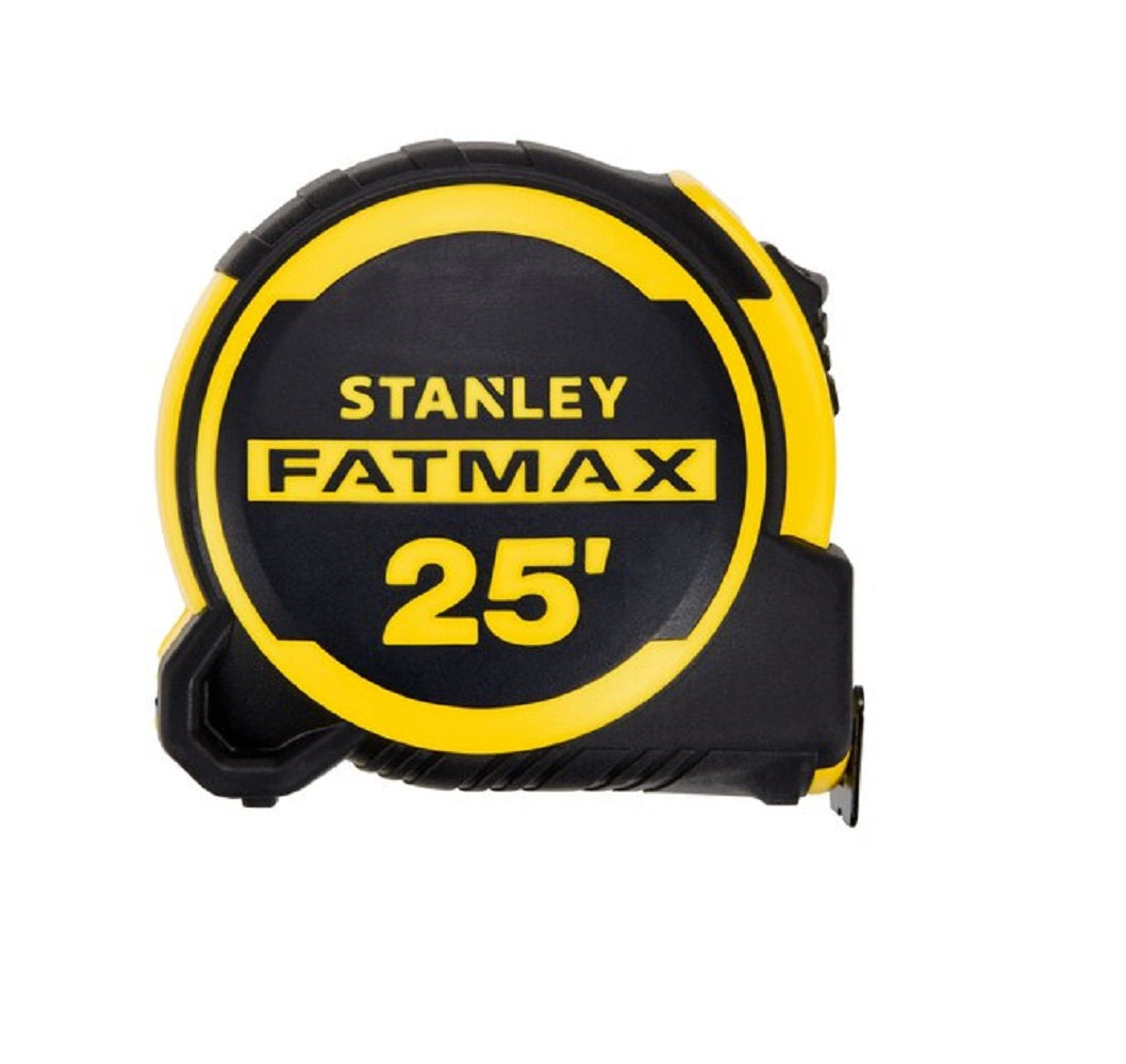 Stanley Fatmax FMHT36325S Tape Measure with Lock, Yellow/Black, 25'