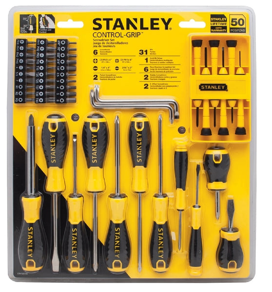 Stanley STHT60027 Control-Grip Screwdriver Set, 50 Piece