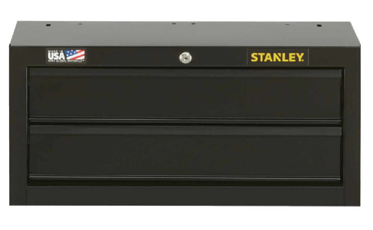 Stanley STST22621BK 2 Drawer Middle Tool Chest, Black, 26 Inch