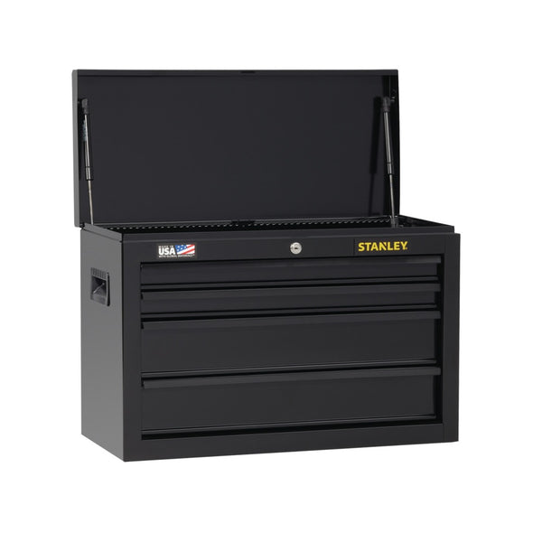 Stanley STST22643BK 4 Drawer Tool Chest, 3663 cu-in, Steel, Black