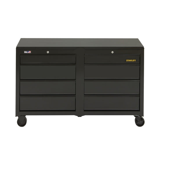 Stanley STST25381BK 100 Series 8-Drawer Mobile Workbench, Black, 50 Lbs