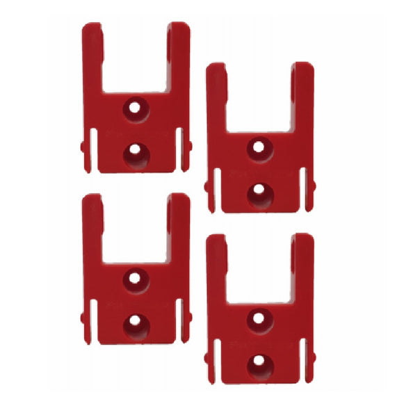 StealthMounts TM-MW18-RED-4 Tool Mounts for Milwaukee M18, Red