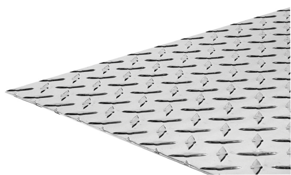 SteelWorks 11254 Thread Plate, Aluminum Mill Finish, 12" x 24"