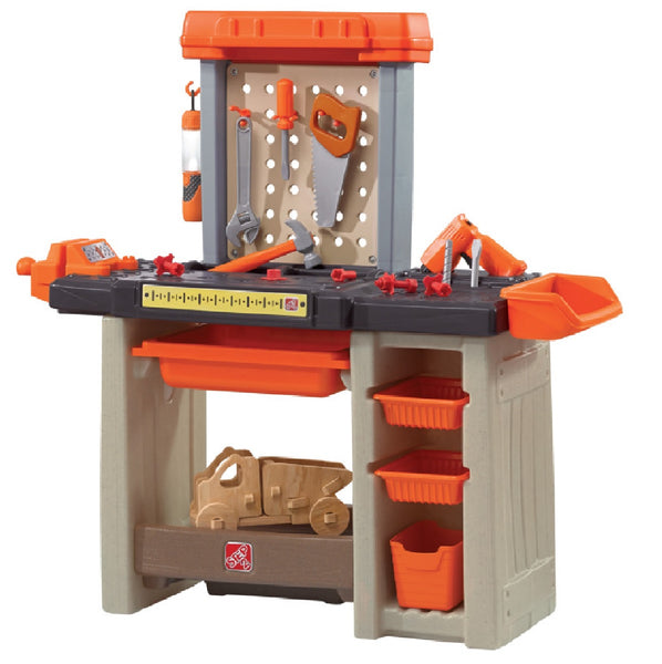 Step 2 489499 Handyman Workbench Playset, Orange