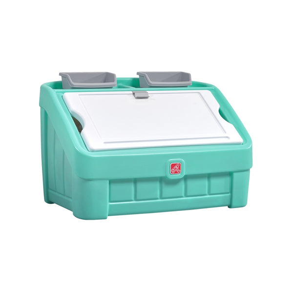 Step 2 481899 2-in-1 Toy Box and Art Lid, Mint