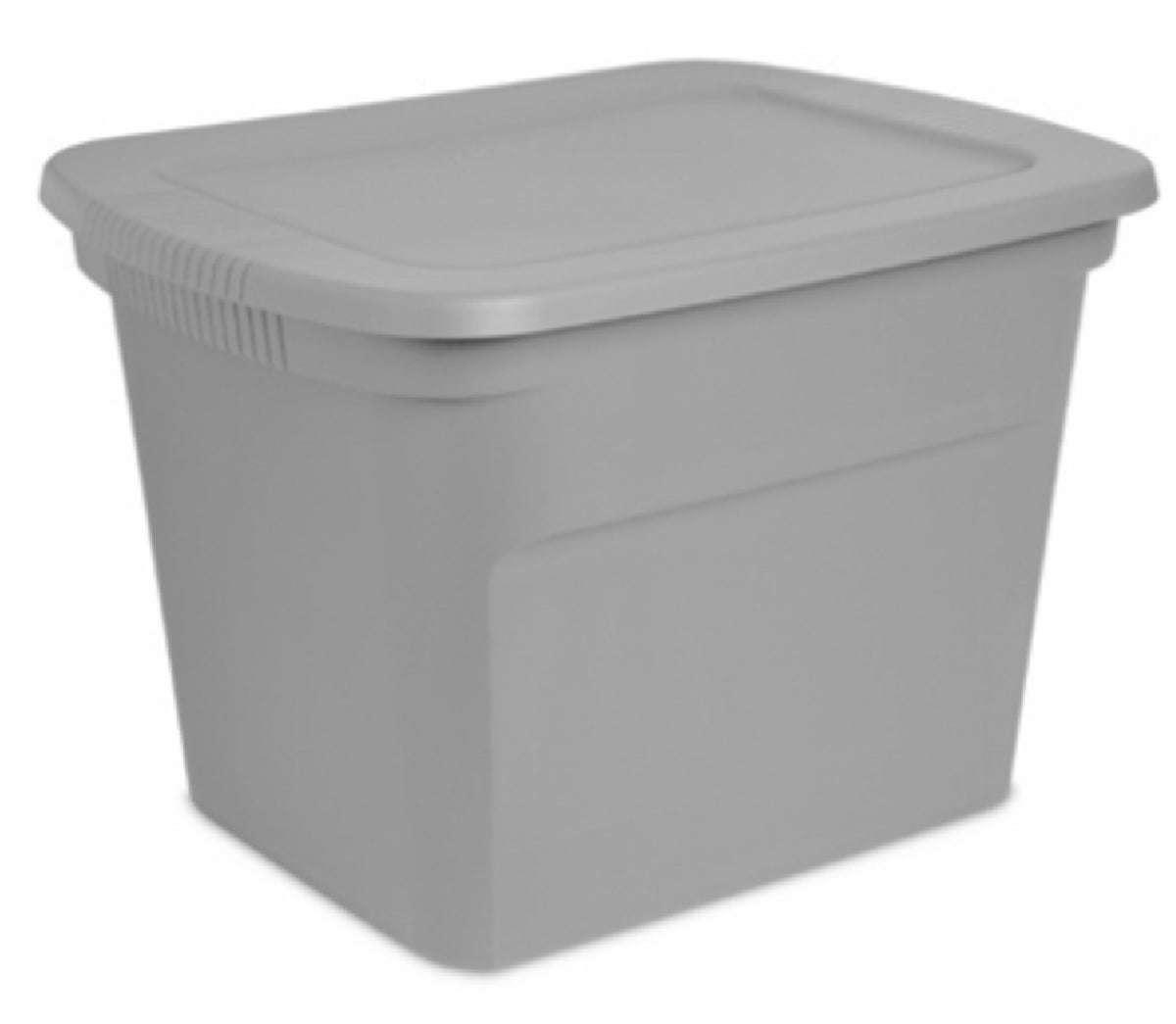 Sterilite 30 Gallon Plastic Storage Box, Gray 