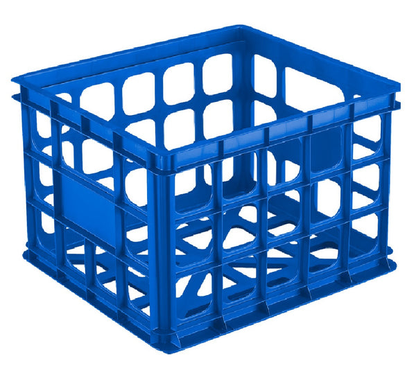 Sterilite 16921C06 Storage Crate, Blue Morpho