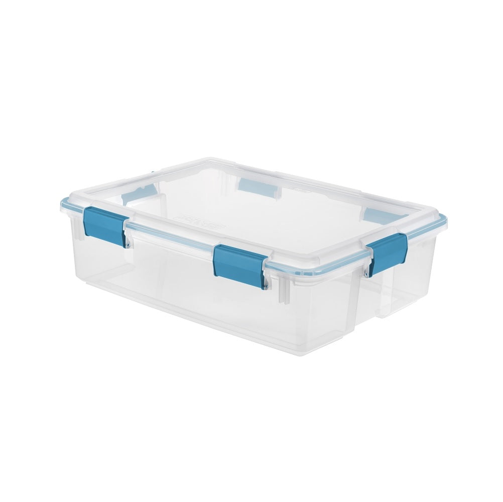 Sterilite 19314304 Gasket Box, Plastic, Blue Aquarium