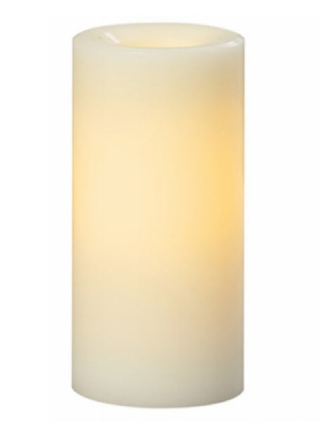 Sterno AWW36111CR Outdoor Wax LED Candle, 3 Inch x 6 Inch