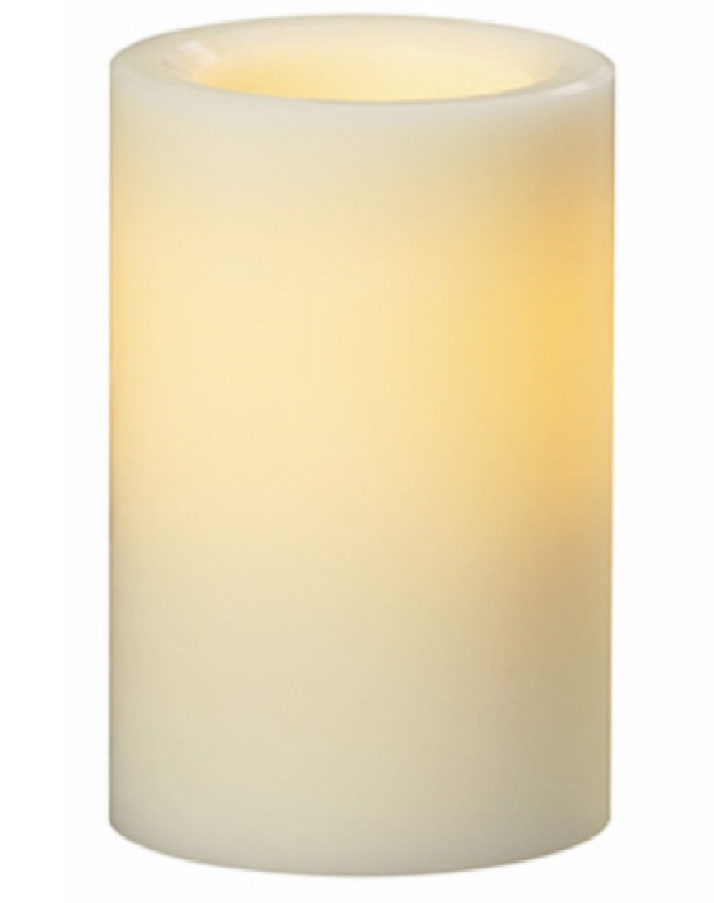 Sterno AWW46111CR Outdoor Wax LED Candle, 4 Inch x 6 Inch