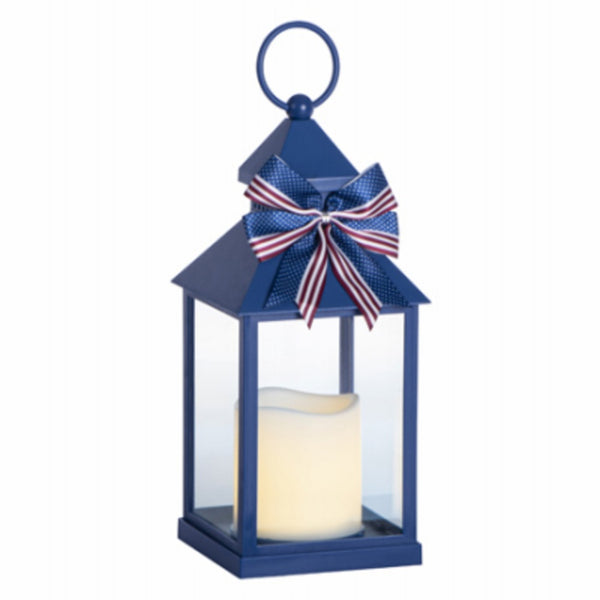 Sterno GL43829 Americana Resin LED Lantern, 10.75 Inch