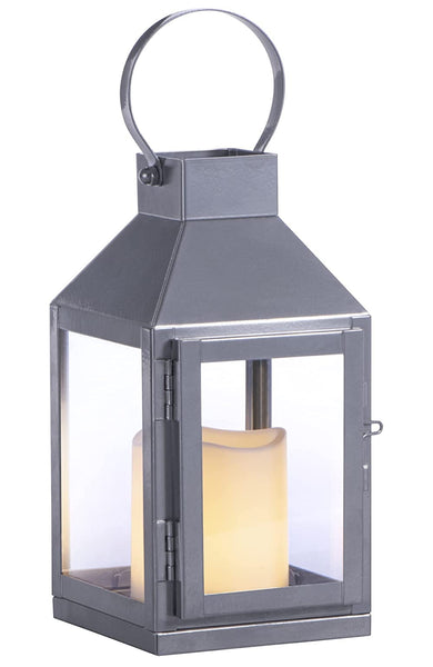 Sterno GL43837 Hanging Modern Farmhouse LED Lantern, 8 Inch