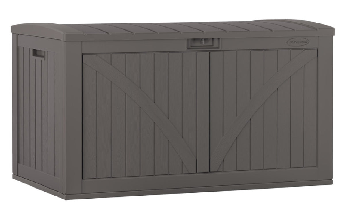 Suncast BMDB3425P Deck Box, Resin, Grey, 134 Gallon Toolbox Supply