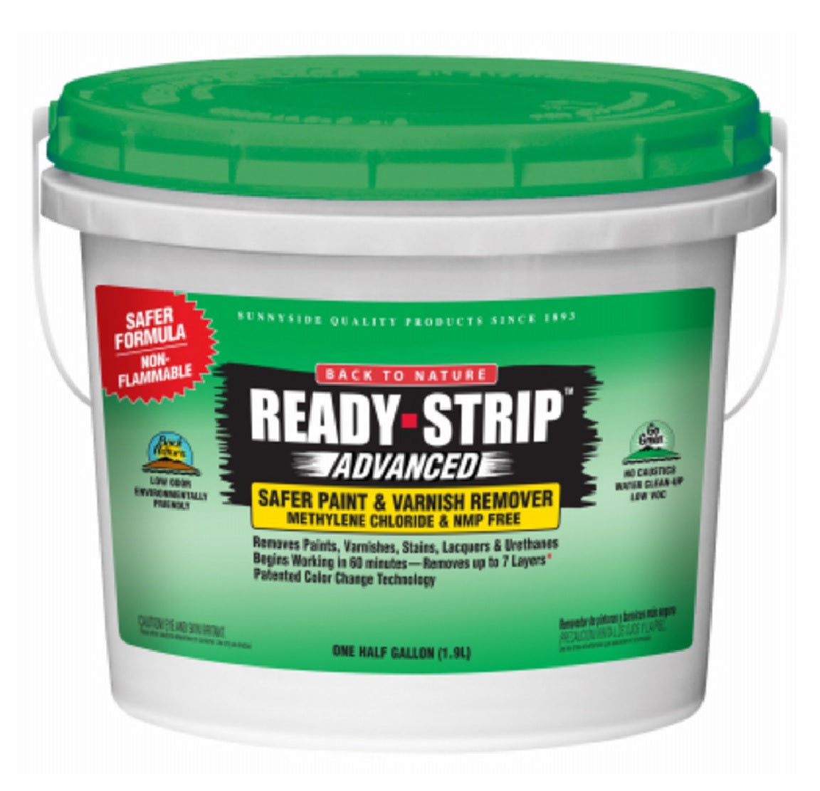Sunnyside 65864A Ready Strip Advanced Paint & Varnish Remover, 1/2 Gallon