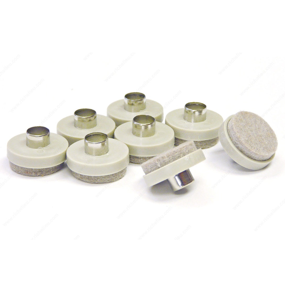 Madico 23178TV Super Feltac Heavy-Duty Ferrule Round Felt Glides