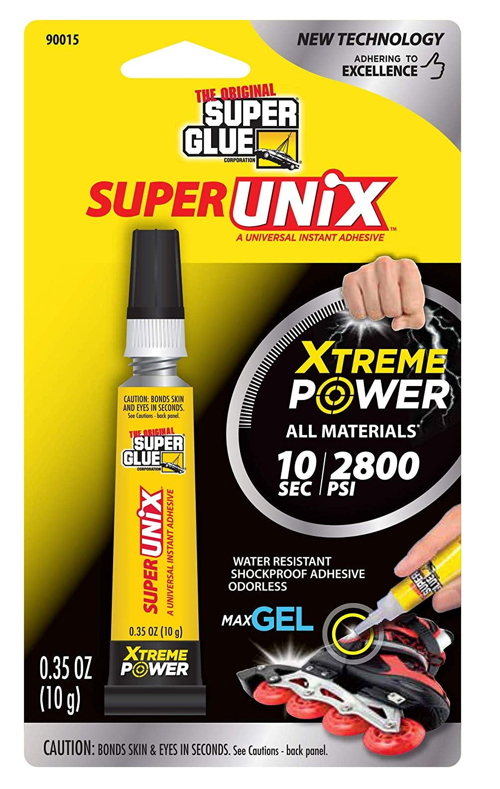 Super Glue 90015 Super Unix All Purpose Super Glue, 0.35 Oz