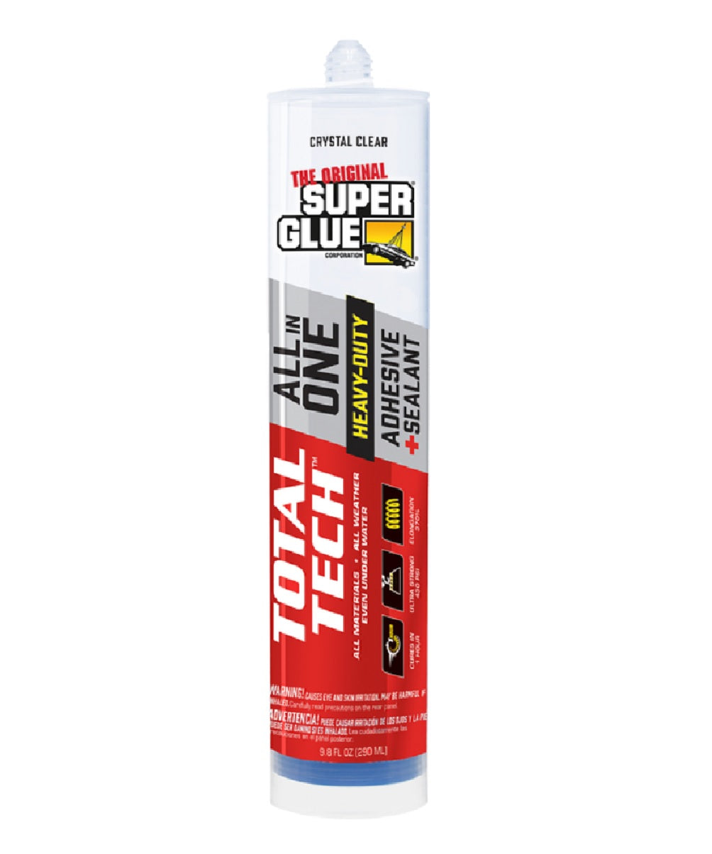 Super Glue 11711002 Total Tech Construction Adhesive Sealant, 9.8 Oz