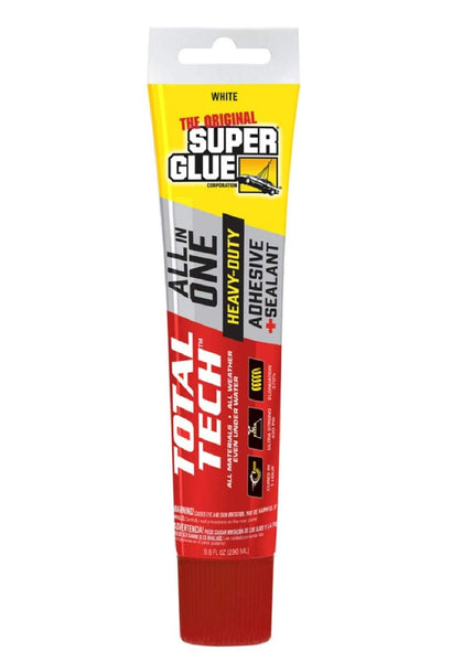 Super Glue 11711003 Total Tech Construction Adhesive Sealant, 4.2 Oz