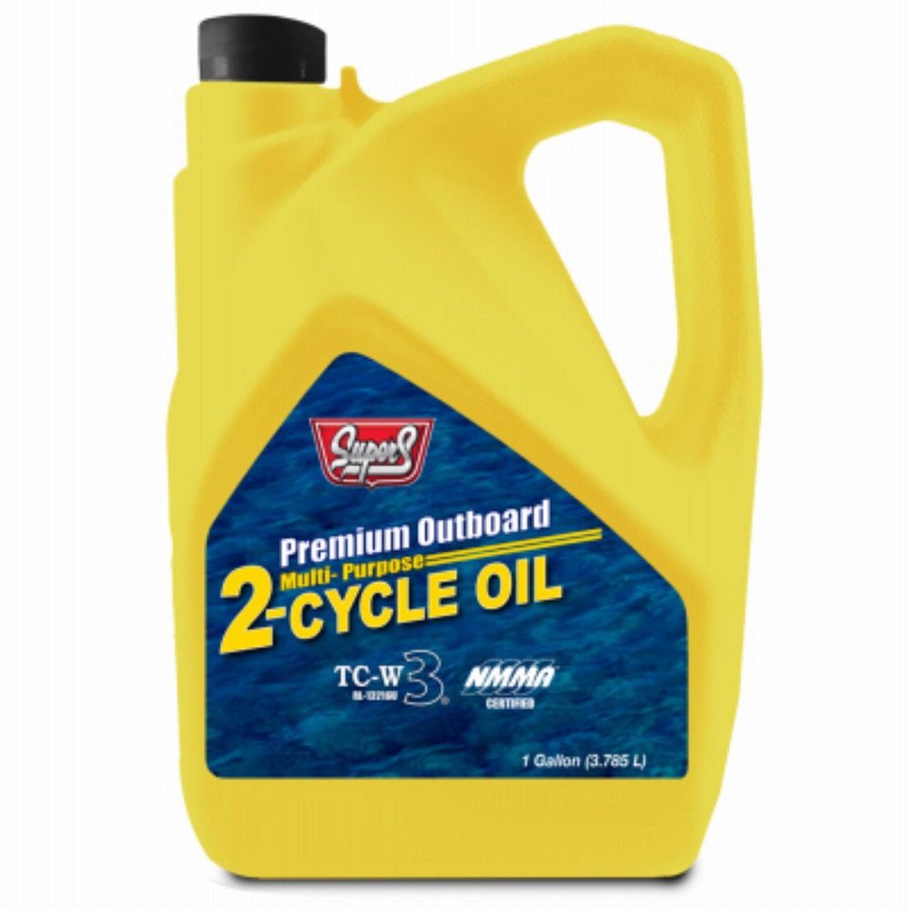 Super S SUS177-3  2-Cycle Outboard Oil, 1 Gallon