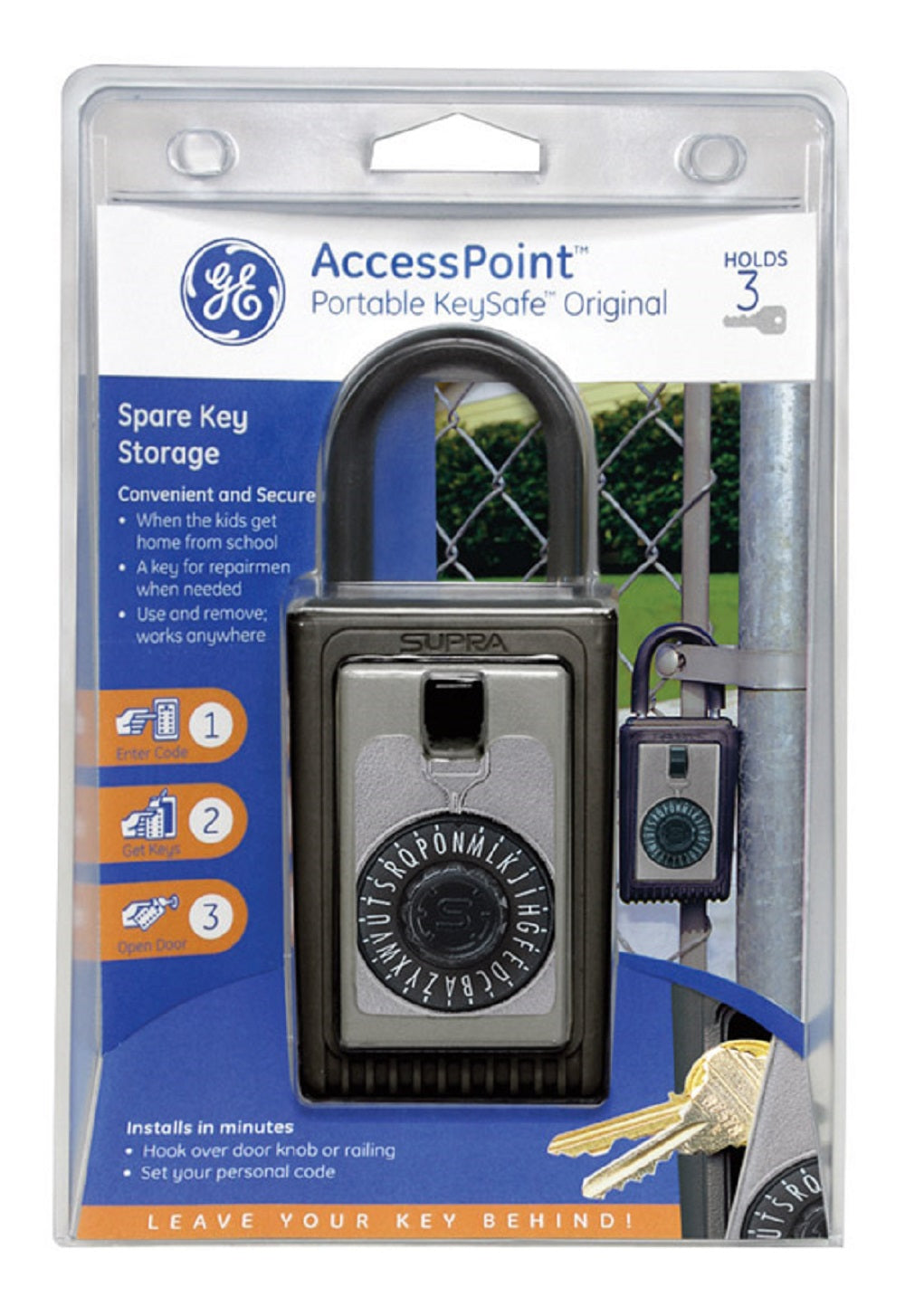 Supra 001005 Commercial Series Portable Key Safe, Assorted Colors