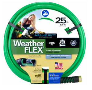 Swan CSNWF58025 Weather Flex Garden Hose, 5/8 Inch x 25 Foot