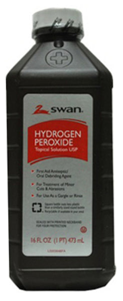 Swan PH-002 Hydrogen Peroxide Aid Antiseptic, 16 Ounce