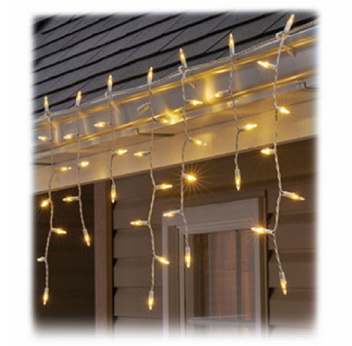 Sylvania V44535-88S Christmas Stay-Lit Icicle LED 100-Light Set