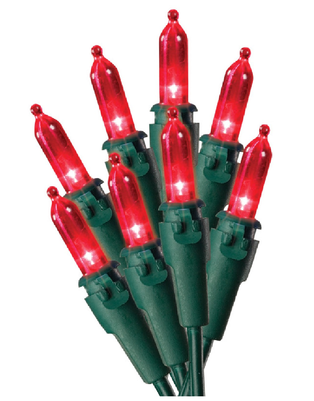 Sylvania W11L1258 Christmas LED Traditional Mini Light Set, Red