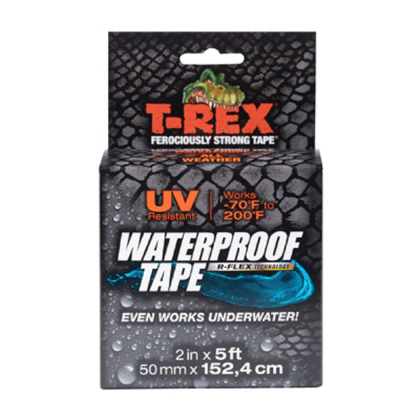 T-Rex 285988 Ferociously Strong Waterproof Tape, 2 Inch x 5 Feet