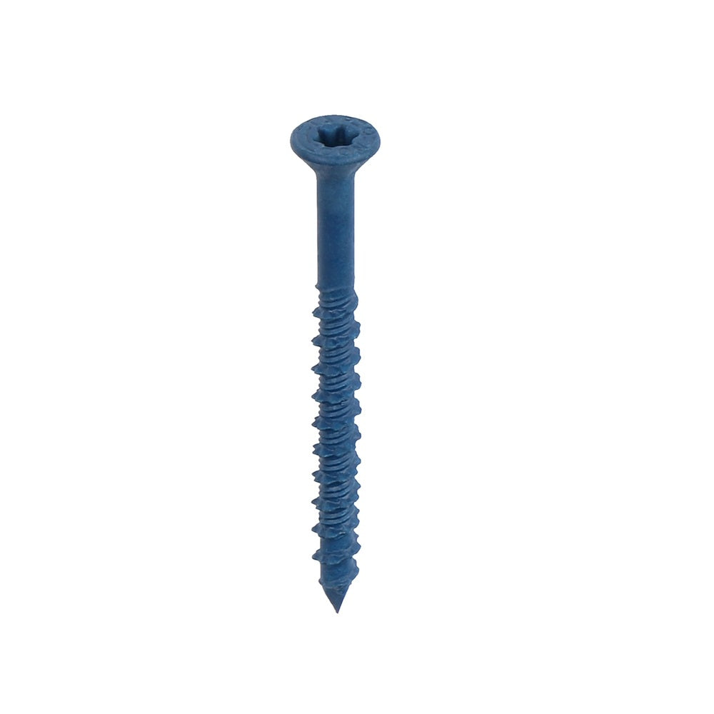 Tapcon 28160 Star Flat Head Concrete Screws, Steel