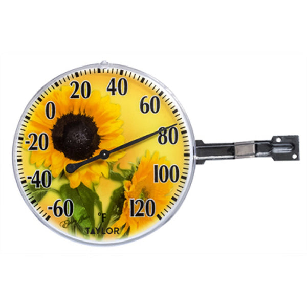 Taylor 5638 Diameter Outdoor Thermometer, 6 Inch