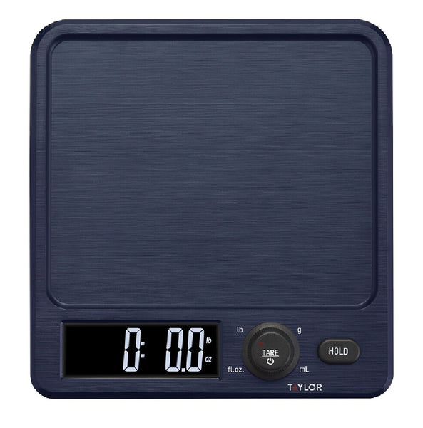 Taylor 5280827 Digital Kitchen Scale with Antimicrobial Surface, Plastic