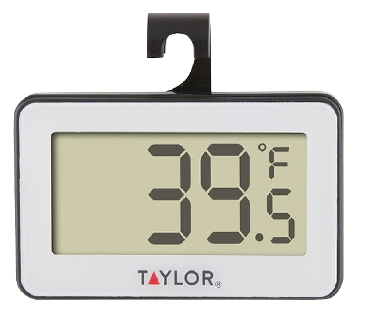 Taylor 1443 Digital Refrigerator/Freezer Thermometer, Black, Plastic