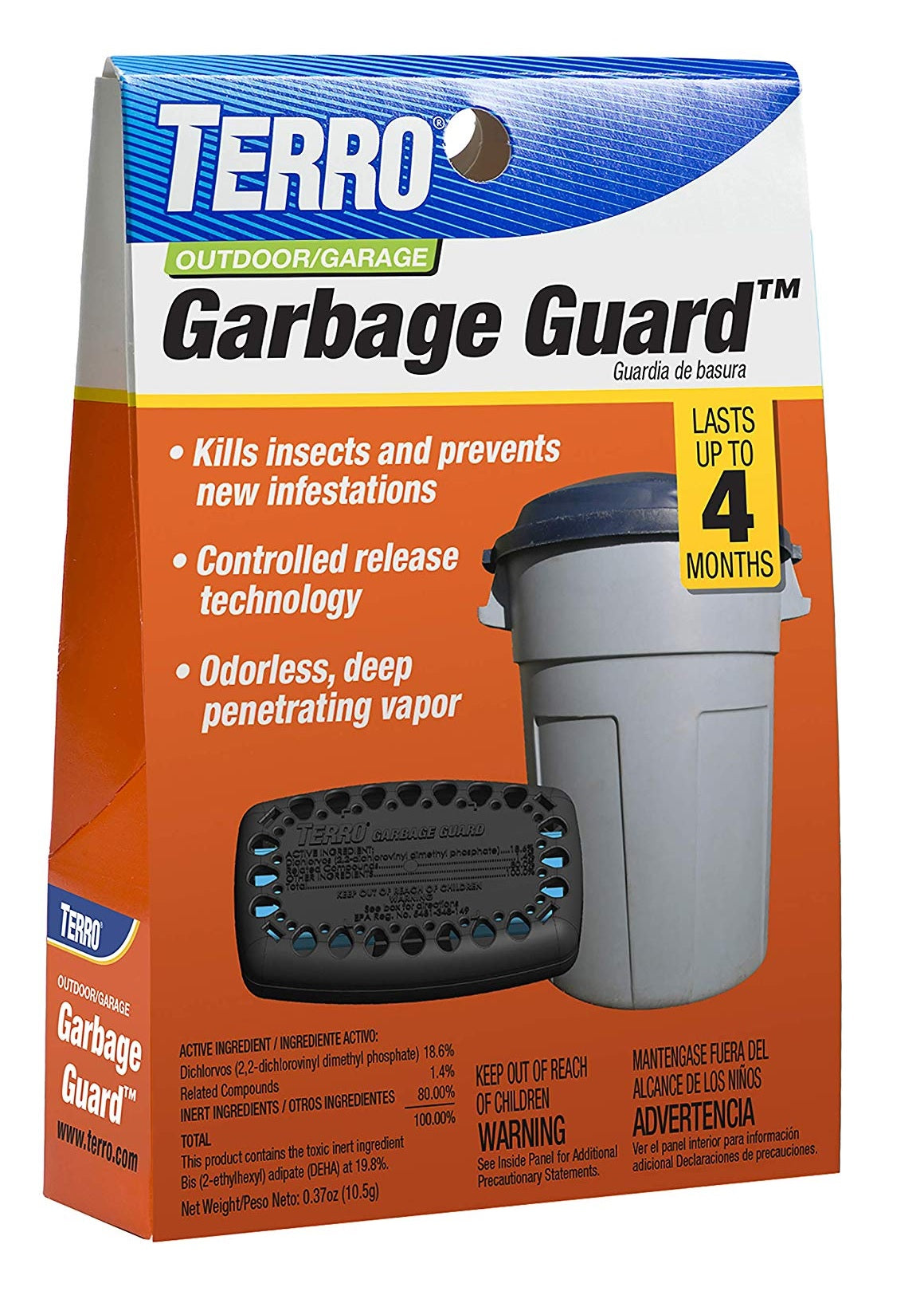 Terro T800 Garbage Guard Trash Can Insect Killer, Deep Penetrating Vap Toolbox Supply Terro T800 Garbage Guard Trash Can Insect Killer, Deep Penetrating Vap Toolbox Supply