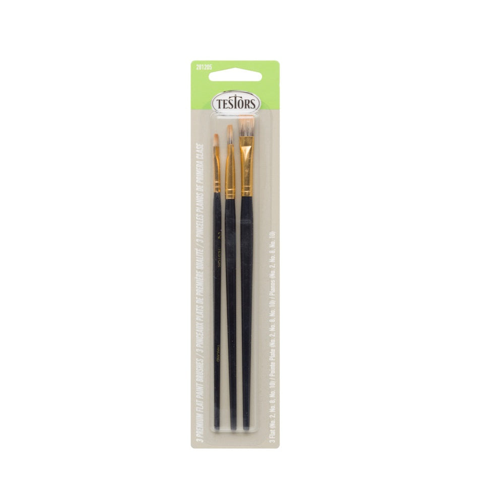 Testors 281205 Paint Brush Set, Black