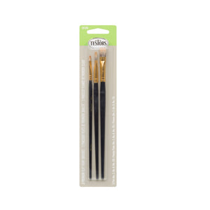 Testors 281205 Paint Brush Set, Black