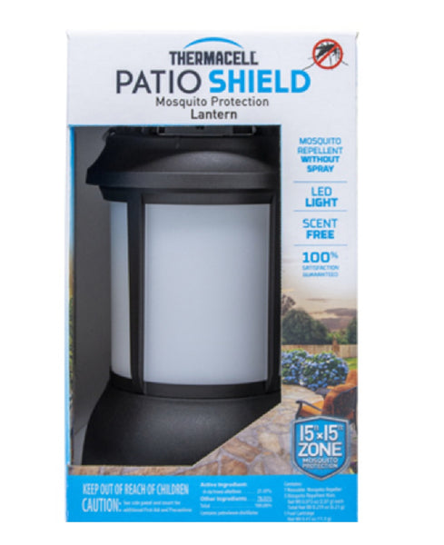 Thermacell PS-LL2 Patio Shield Mosquito Repeller Lantern, Black