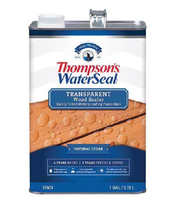 Thompson's WaterSeal TH.091601-16 Waterproofing Wood Stain and Sealer, 1 Gallon