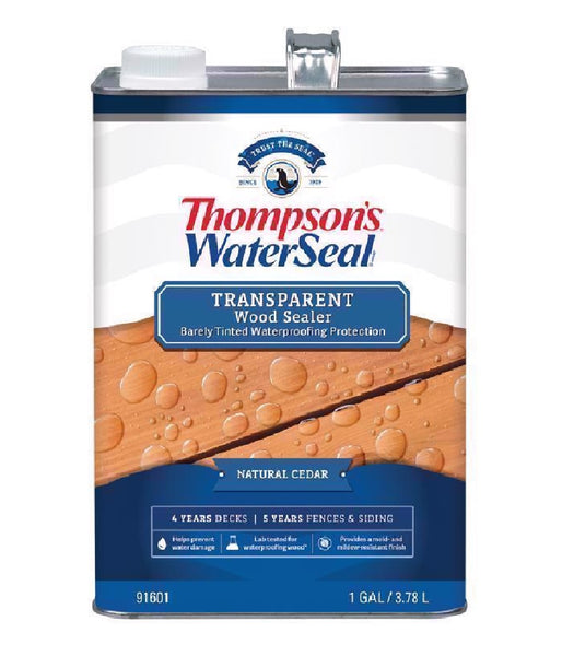 Thompson's WaterSeal TH.091601-16 Waterproofing Wood Stain and Sealer, 1 Gallon