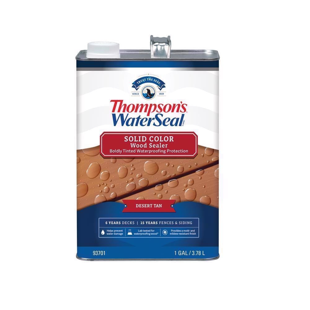 Thompson's WaterSeal TH.093701-16 Waterproofing Wood Stain and Sealer, 1 Gallon