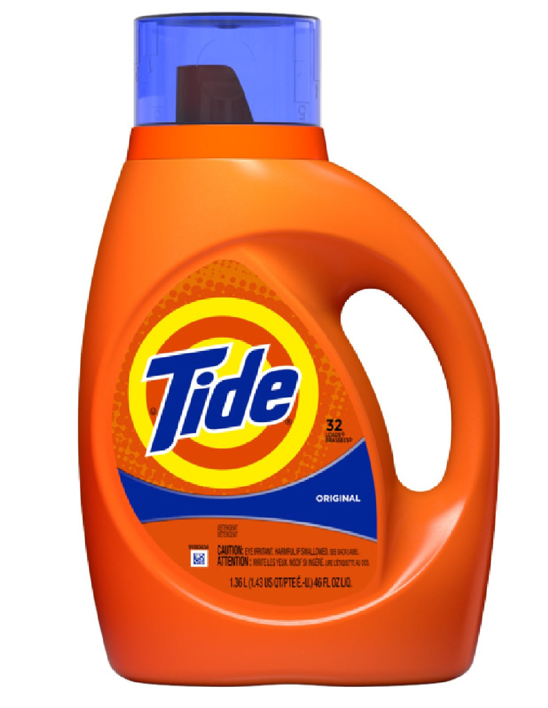 Tide 04021 Liquid Laundry Detergent, Original, 46 Ounce