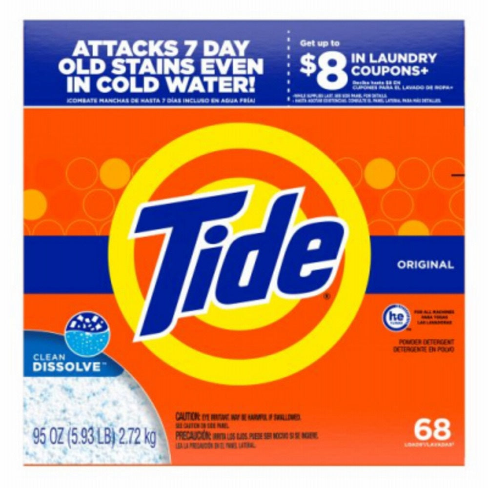 Tide 84997 Platinum Original Laundry Detergent Powder, 95 Ounce