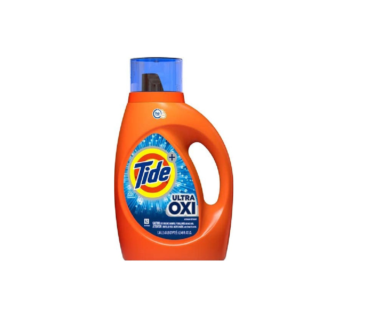 Tide 75262 Ultra Oxi Laundry Detergent, 46 Oz