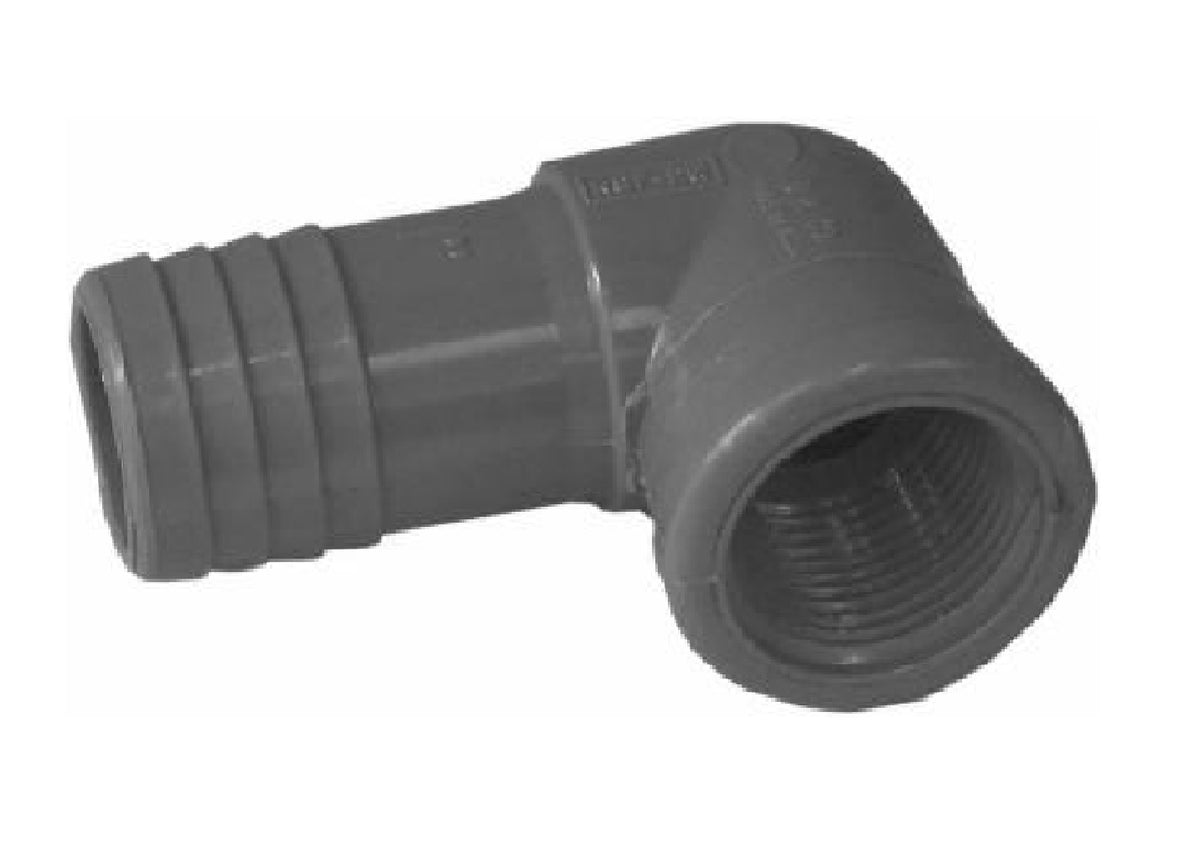 Tigre 1407-131BC Female Pipe Fitting Insert Reducing Elbow, 1 Inch x 3/4 Inch