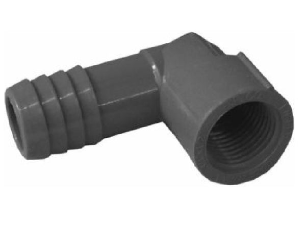 Tigre 1407-101BC Female Pipe Fitting Reducing Elbow, Plastic, 3/4 x 1/2 Inch
