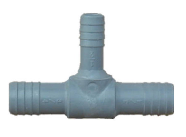 Tigre 1401-007BC Pipe Fitting Insert Tee, Plastic, 3/4 Inch