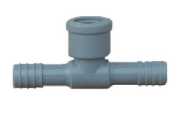 Tigre 1402-005BC Pipe Fitting Poly FPT Insert Tee, 1/2 Inch