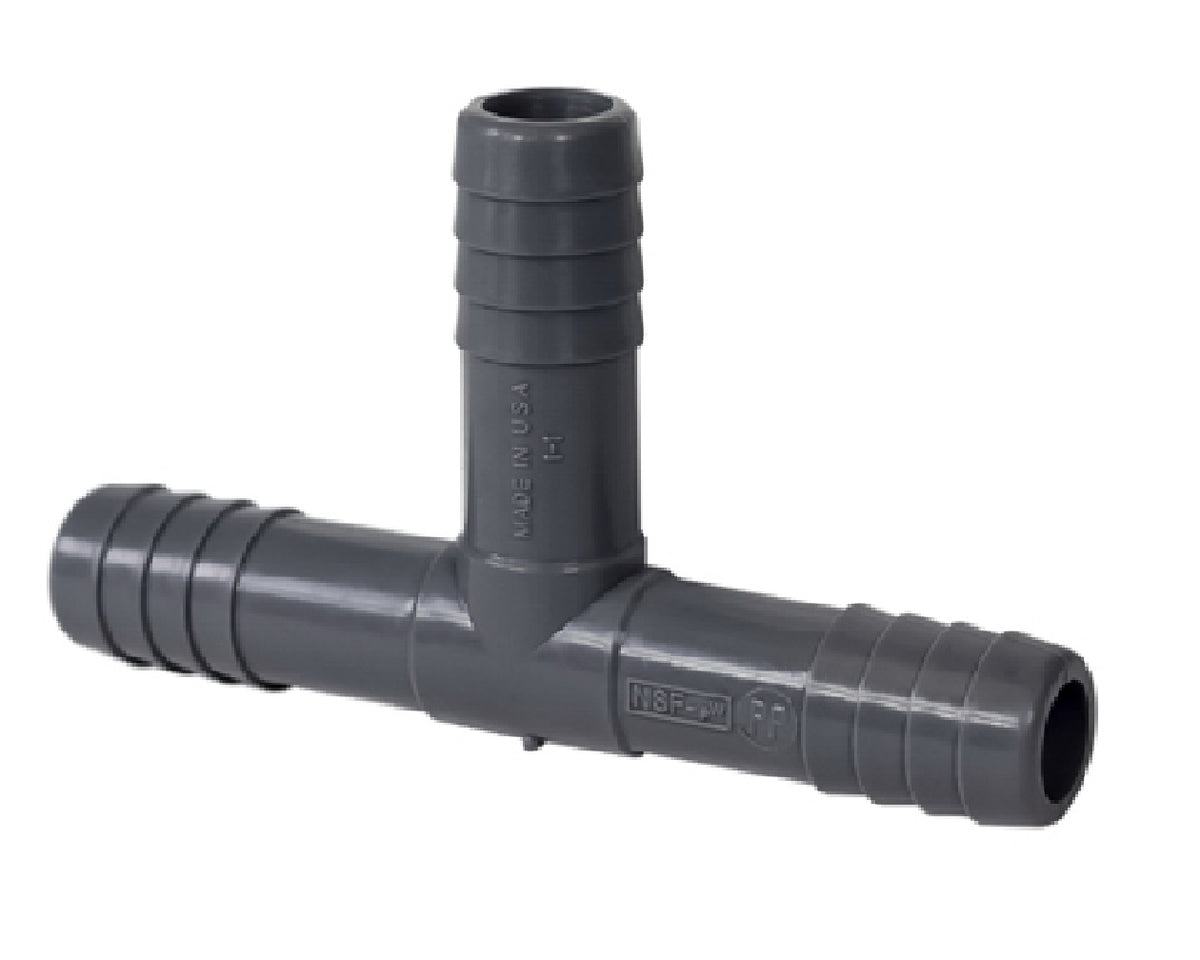 Tigre 1401-005BC Pipe Fitting Poly Insert Tee, Plastic
