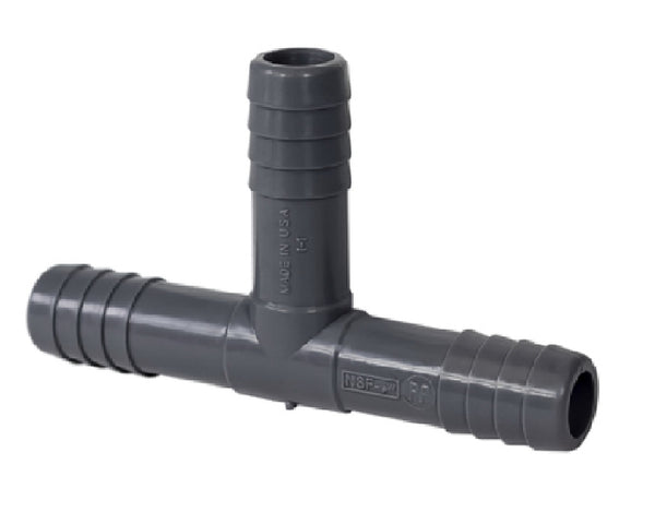 Tigre 1401-005BC Pipe Fitting Poly Insert Tee, Plastic